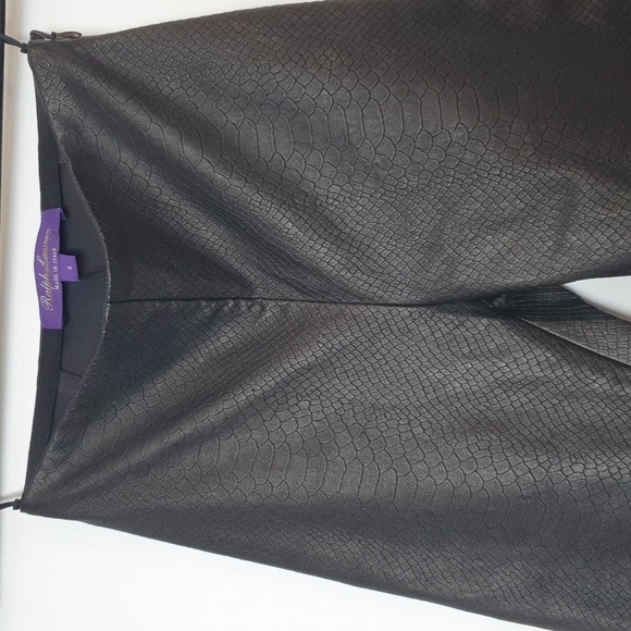 Ralph Lauren Purple Label Lamb Leather Side-zip Pants - Picture 9 of 12